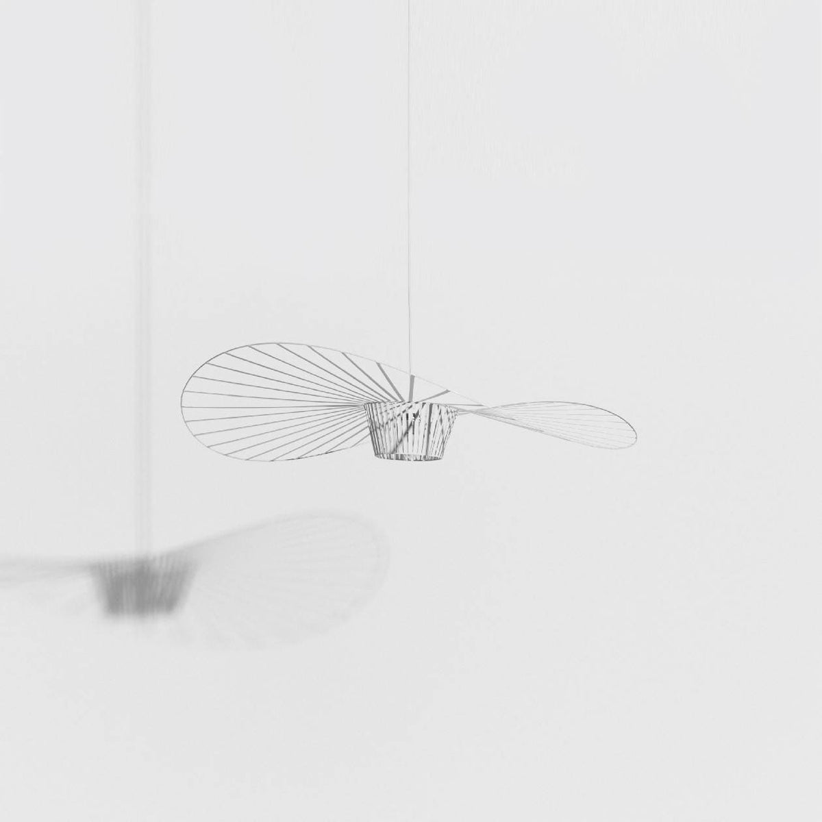 Petite Friture Vertigo Pendant in White, fiberglass and hand-laid polyurethane