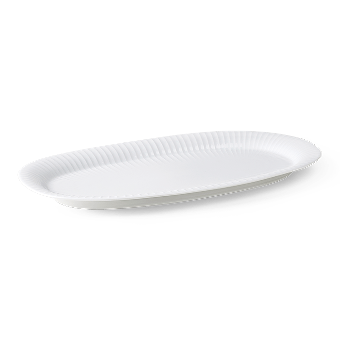 Kähler Hammershøi Serveware in glazed stoneware, by Hans-Christian Bauer, B Corp certified Danish ceramic since 1839.